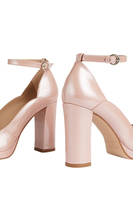RAELYNN PATENT BLOCK HEEL PINK 2
