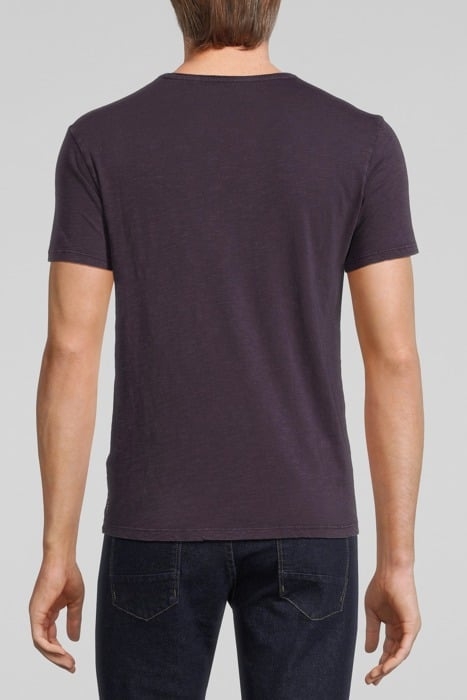 DARK PLUM ESSENTIAL ROUND NECK T-SHIRT DARK PLUM 2