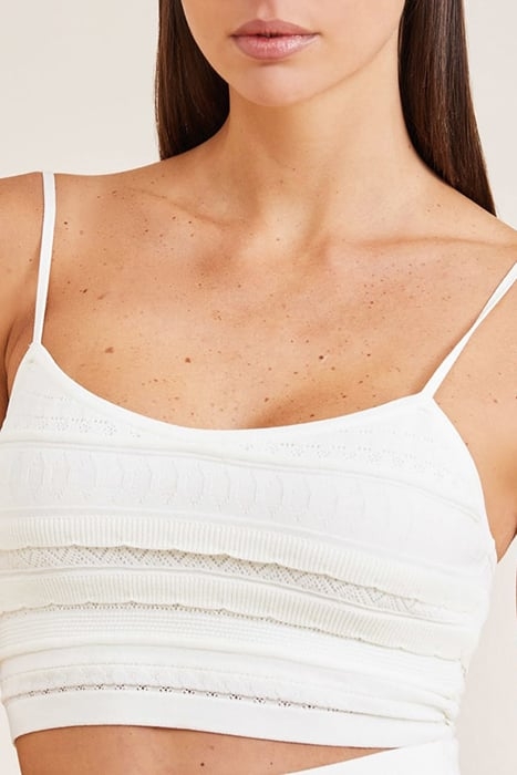 FLIRT SWEATER CROPPE PALE TOP PEARL 5