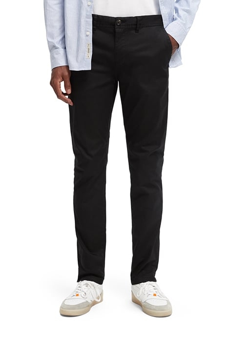 ESSENTIALS - MOTT SUPER SLIM FIT CHINO BLACK 1