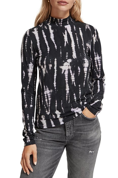 ALL OVER PRINTED LONG SLEEVED T-SHIRT TIE DYE ROPE 1
