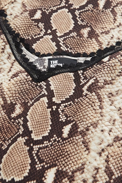 FINE CARACO DRESS WITH STRAPS BEIGE 2