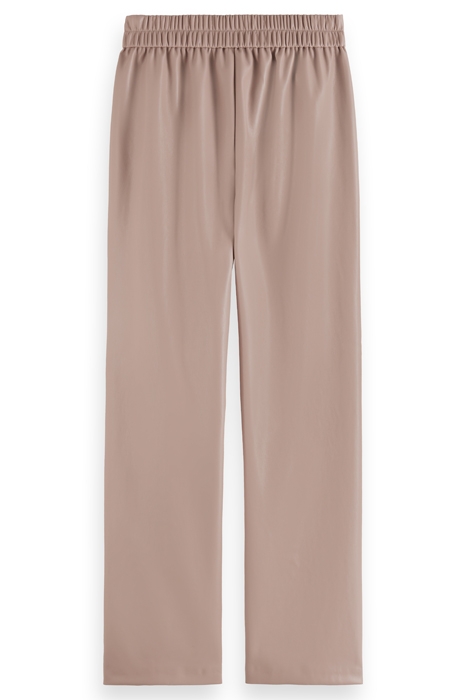 ESTELLE - FAUX LEATHER JOGGER SOFT TAUPE 2