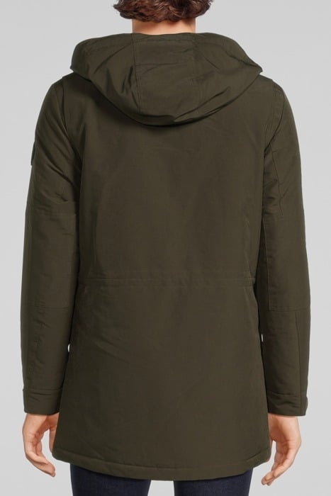 KHAKI QUILTED INSIDE MULTIPOCKET PARKA KHAKI 2