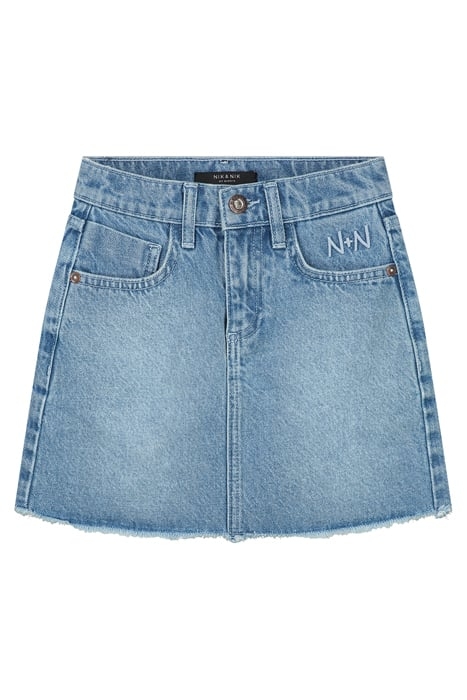 FERALA DENIM SKIRT LIGHT DENIM 1