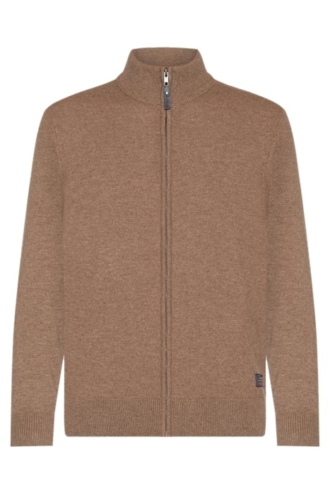 SIRUI ZIP CARDIGAN BROWN SUGAR MELANGE 1