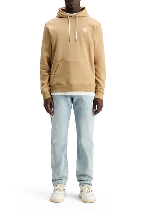 ESSENTIAL LOGO BADGE HOODIE SEASTONE 3