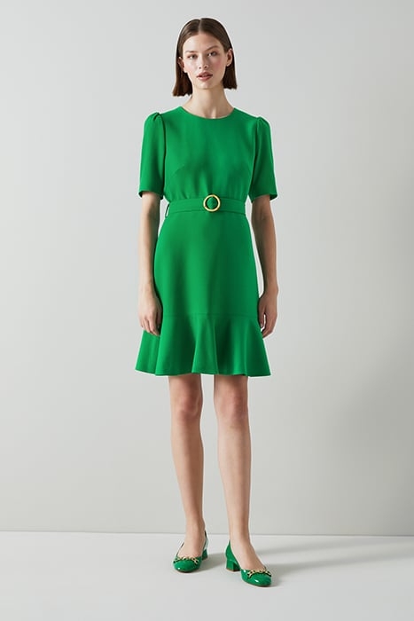 DR ELIZA - CREPE DRESS GREEN 1