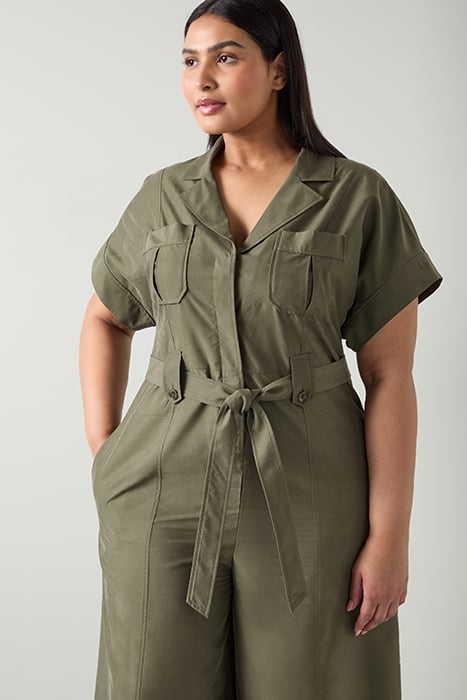 DR ISLA UTILITY JUMPSUIT KHAKI 4