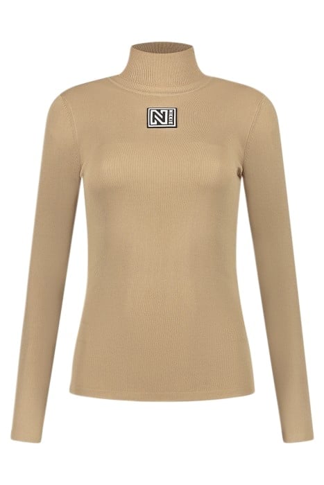 JOLIE SKI TURTLE NECK DARK HUMMUS 2