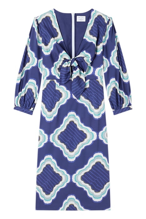 DR DANIELA- TIE FRONT KAF NAVY MULTI 3