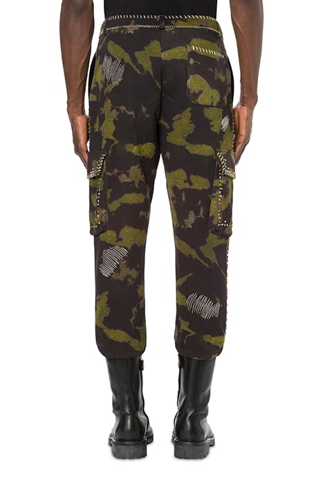 KATAKANA LOGO CAMOUFLAGE JOGGING GREEN 2