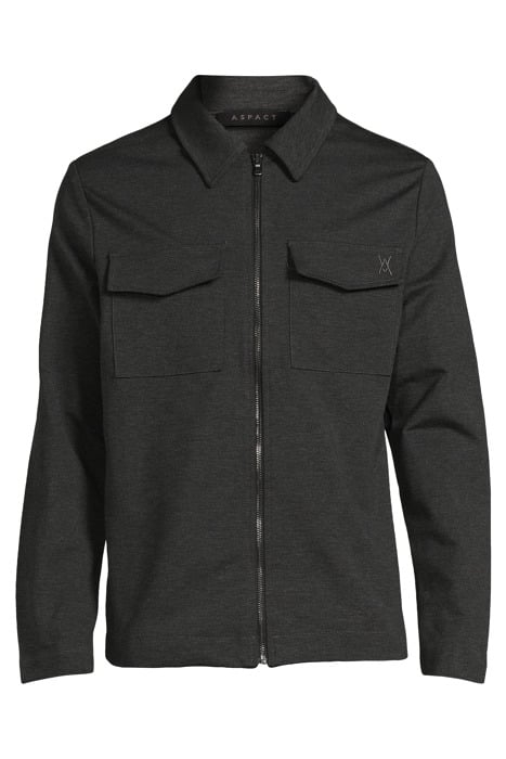ASPACT ZIP SHIRT D.GREY 3