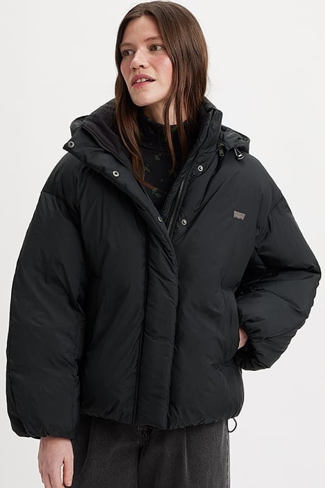 PILLOW PUFFER JACKET IN BLACK 5