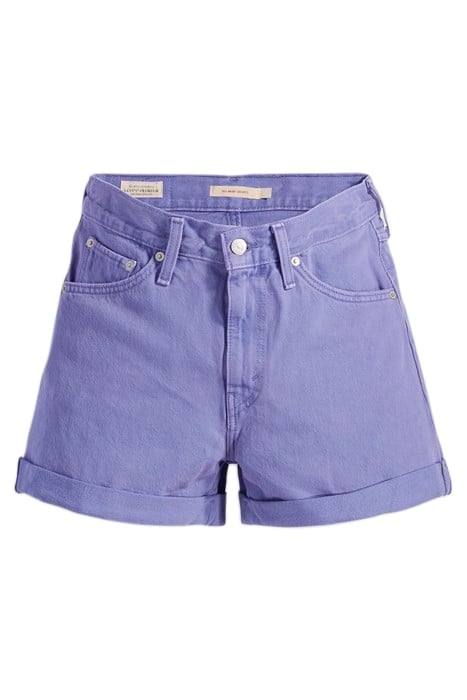 ROLLED DENIM SHORTS LAVENDER 3