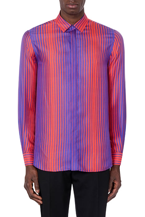 DEGRADÉ STRIPES TWILL SHIRT BLUE 1