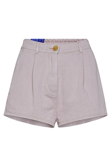 COTTON AND HEMP OVERDYED DENIM SHORTS ORTENSIA 1