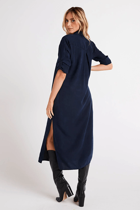 WESTERN YOKE DUSTER DRESS ENDLESS SEA 2