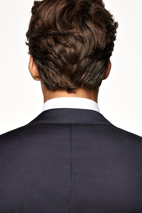 NAVY STRIPED TAILORED FIT LAZIO BLAZER 4