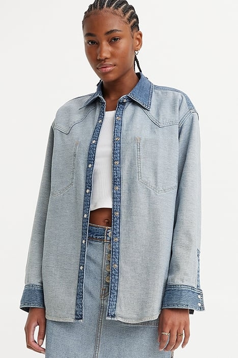 DONOVAN BUTTON-DOWN SHIRT BLUE 1