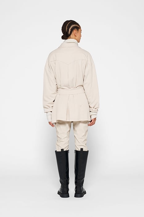 WORKER JACKET CREPE LIGHT SAFARI 2