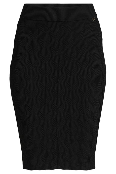 ARLET SWEATER SKIRT JET BLACK 3