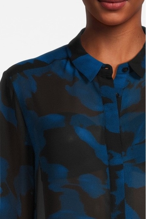 COMMA BLOUSES GREY/BLACK 4