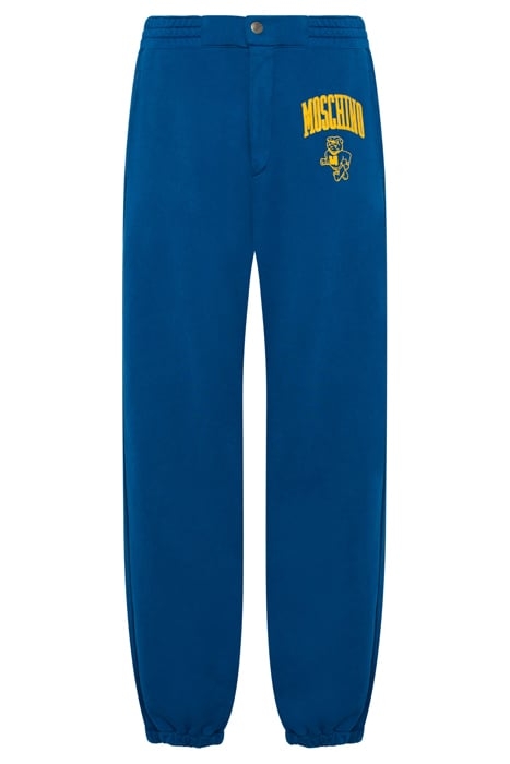 MOSCHINO VARSITY FLEECE JOGGING BLUE 3