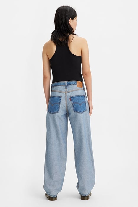 REVERSIBLE FLARED JEANS BLUE 2