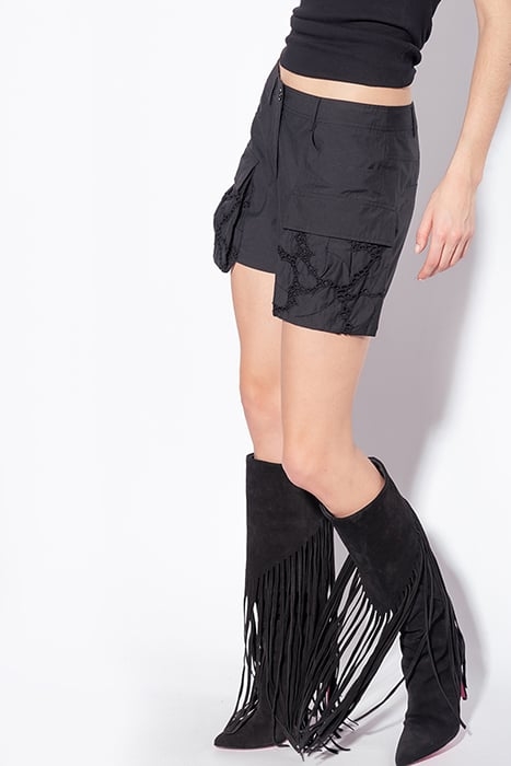 SAINT TROPEZ SHORTS TELA PARACADUTE CON DETTAGLI SANGALLO BL 8