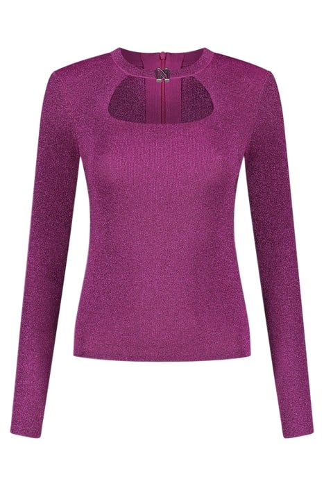 GUUSJE SPARKLE TOP MAGENTA 2