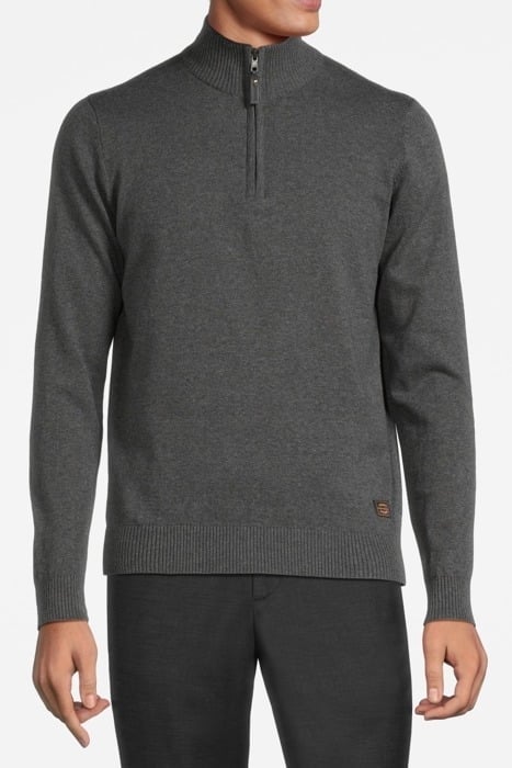 SIKLAUS HALFZIP + GREY MELANGE 1