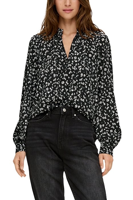 S.OLIVER BLOUSES GREY/BLACK 1