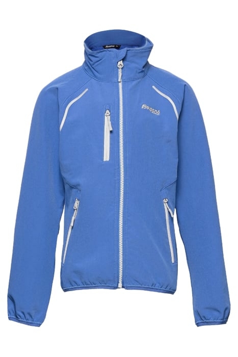 SJOA LIGHT SOFTSHELL YOUTH JACKET STRONG BLUE 1