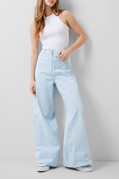 HADLEY ATEENA TWILL TROUSERS BLUE 3