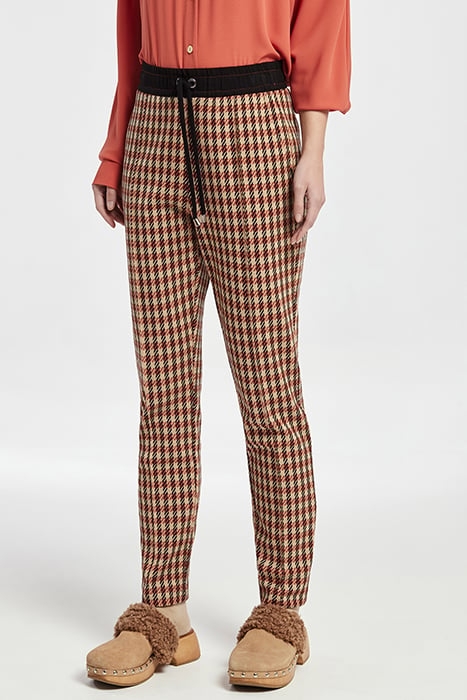 JACQUARD KNIT RAMON TROUSERS ORANGE 1