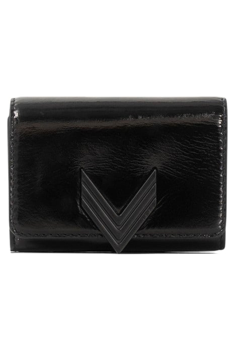 BLACK PATENT LEATHER 111 MINI WALLET BLACK 1