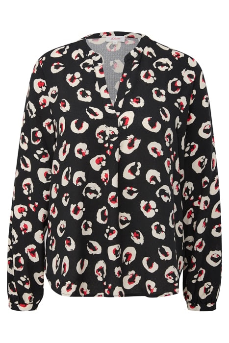 S.OLIVER BLOUSES GREY/BLACK 3
