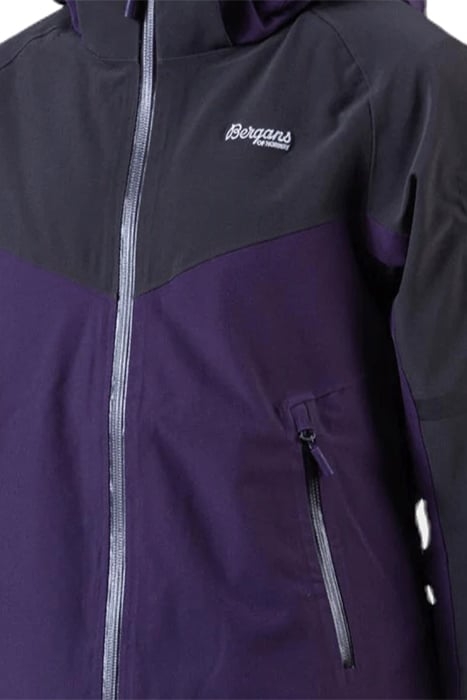 OPPDAL INS YOUTH GIRL JKT PURPLE VELVET / SOLID CHARCOAL / S 2