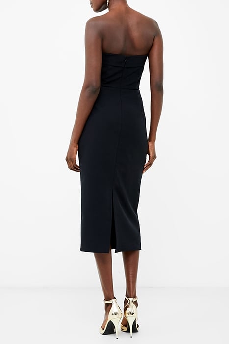 ECHO CREPE STRAPLESS DRESS BLACK 2