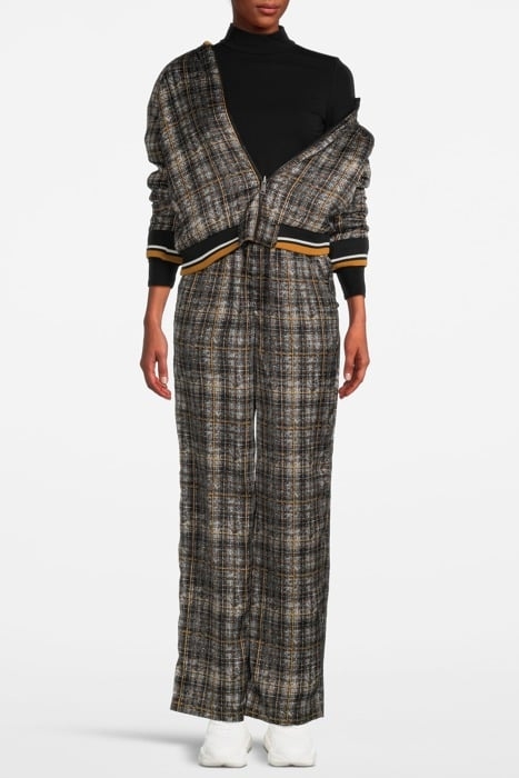 PRINTED BOMBER TWEED PLAID 6