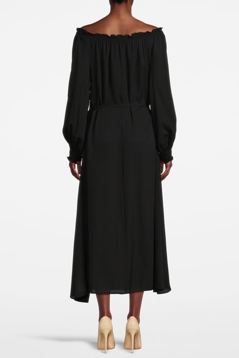 CLARISSA SILK DRESS BLACK 2