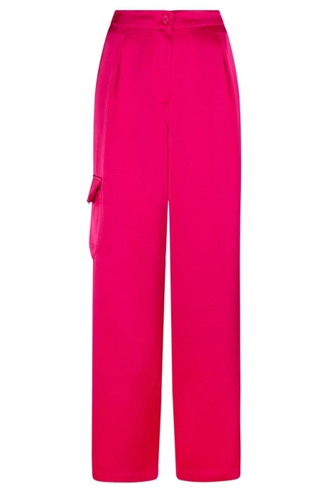 HARLOW SATIN WIDE PANTS LUMINOUS PINK 3