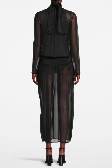 LIGHT FLOWY DRESS BLACK 2