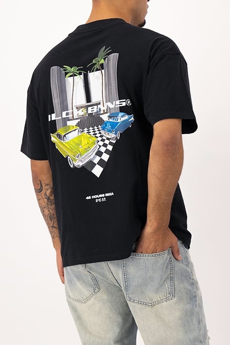 CHECK IN TEE BLACK 5