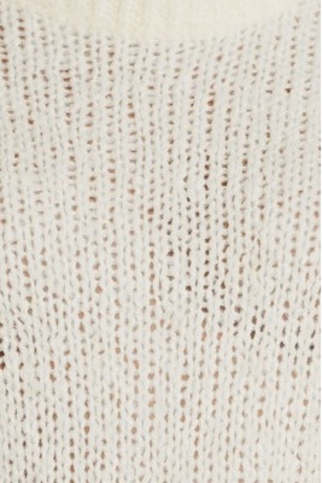 CREW-NECK PEARL WHITE 5