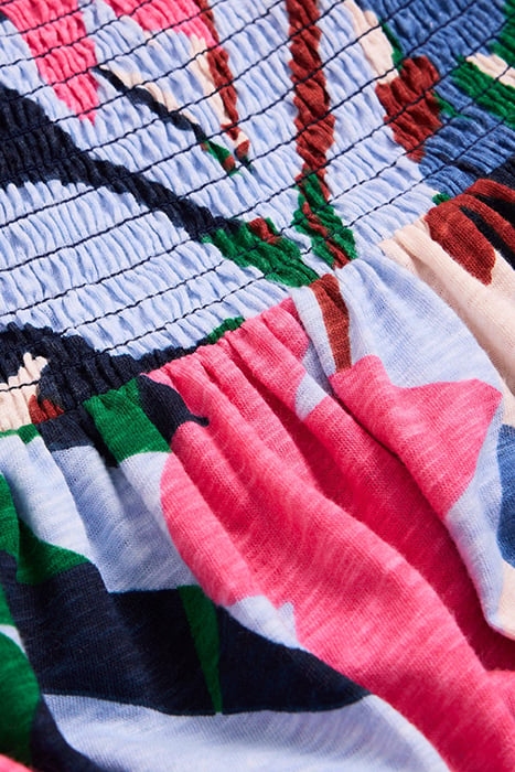 MARIA JERSEY MAXI SKIRT BLUE PRINTED 3