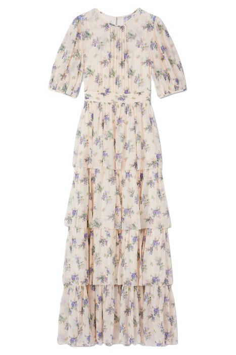 BOUVIER TIERED MAXI DRESS CREAM 3