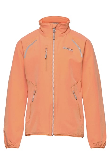 SJOA LIGHT SOFTSHELL YOUTH GIRL CANTALOUPE 1