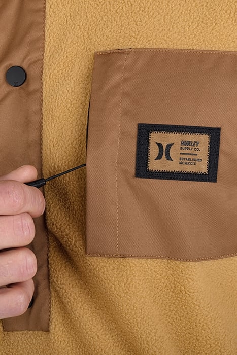 LOMA WNDCHILL 1/4 SNAP FLEECE EARTHSTONE 6